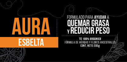 Aura Esbelta - Té para Bajar de Peso | 100% Natural - 200g