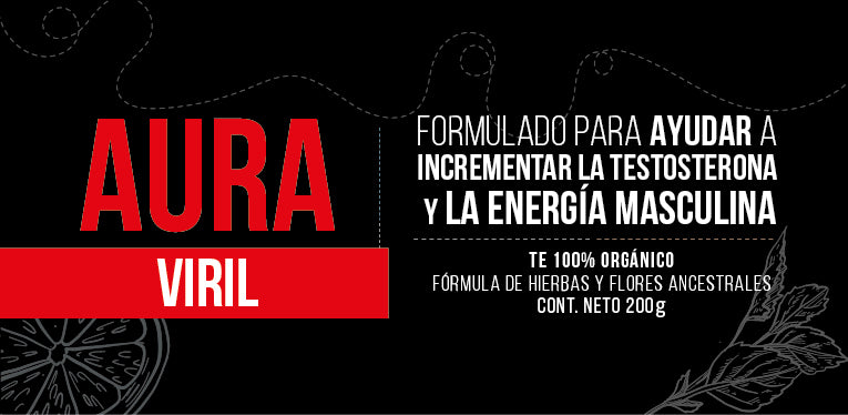 Aura Viril - Té 100% Natural 200g - Aura Saludable