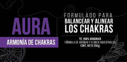Armonia de Chakras - Té 100% Natural 250g - Aura Saludable